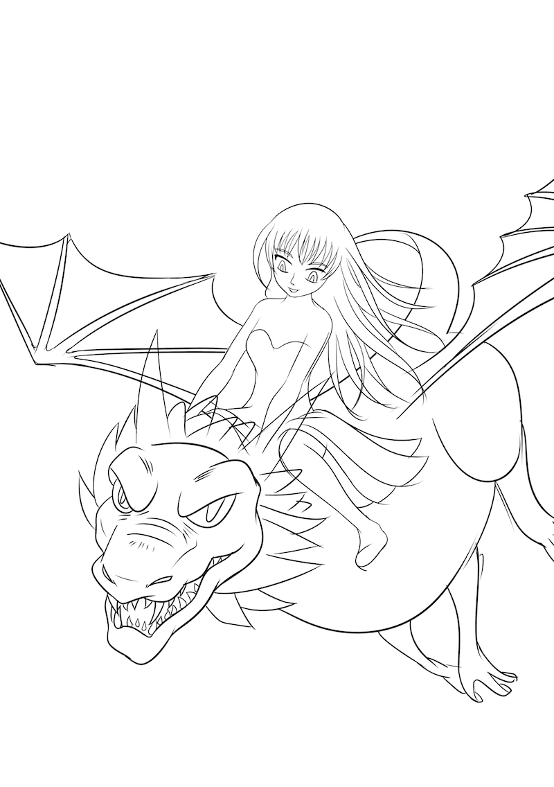 Astral Eyes - dragon rider
